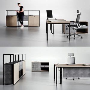 On Sale Lysun Manufacturer <strong>Simple</strong> Modern Design <strong>Desk</strong> <strong>Computer</strong> Room Manager Office Table - Product Image 3
