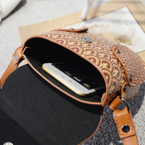 Đinh Tán Kim Loại PU Mắt Lập Thể Hình Cú 3D Hoạt Hình Khối Màu Sáng Tạo Dây Đeo Vai Có Thể Điều Chỉnh Viền Khóa Lật Túi Xách Tay Nhỏ - Product Image 6