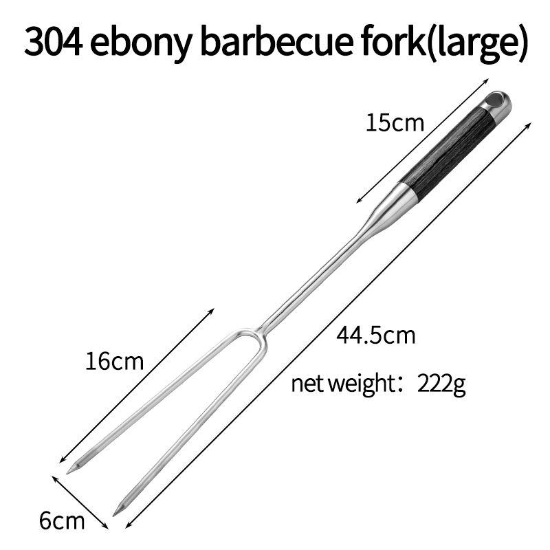 304 ebony barbecue fork(large)