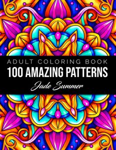 Customized Amazing <strong>Patterns</strong> an Adult Coloring <strong>Book</strong> with Fun, Easy, and Relaxing Coloring Pages - Product Image 2
