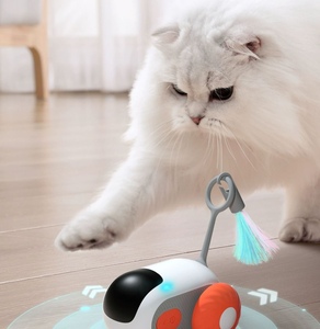 Smart Remote Control <strong>Cat</strong> Toy Interactive <strong>Cat</strong> Obstacle Avoidance USB Charging Feather Play for Active <strong>Cats</strong> - Product Image 4