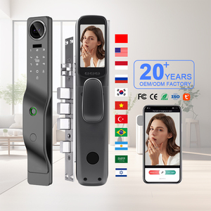 Serrature digitali ecologiche biometriche blocco in tempo reale Video citofono camera d'albergo sistema di blocco della porta