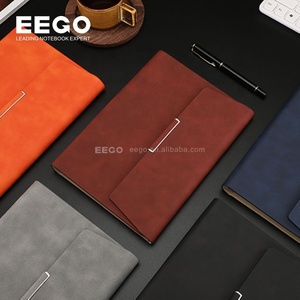 Carpeta Personal de 6 anillas 2025 A5, diario de cuero PU, cuaderno desmontable de hojas sueltas, planificador, diario de tapa dura personalizado con lazo para bolígrafo - Product Image 6