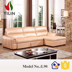 Yilin son Model kanepe Cum yatak setleri Dubai deri kanepe mobilya daire kullanımı köşe çekyat depolama - Product Image 2
