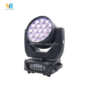 Controlador DMX de luz LED de lavado de 19 piezas de 15W de alta calidad con pantalla táctil LCD RGBW para fiestas de club nocturno