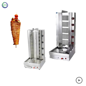 Doner Roti制作小型电动烤肉串制作机烤肉串机燃气沙瓦玛机滚筒烤架 - Product Image 1