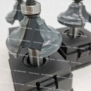 TUOKE Woodworking Tools CNC Router Bits Shank 1/2 Cemented Carbide for Cutter Wood "A"type <strong>Curved</strong> Round Bit