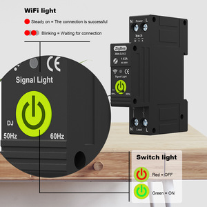 Mini disyuntor WIFI con protección contra fugas y voltaje Temporizador de control remoto y medición para uso doméstico y solar - Product Image 2