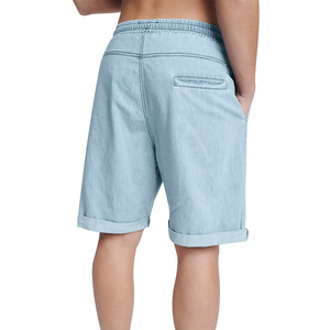 Erkek yaz ince rahat <span class=keywords><strong>Capris</strong></span> düz renk S Rts gevşek yüksek belli İpli nefes S Rts
