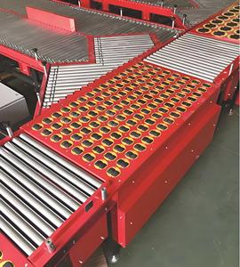 Máquina de clasificación automática clasificadora de ruedas giratorias de alta resistencia para un movimiento eficiente del producto