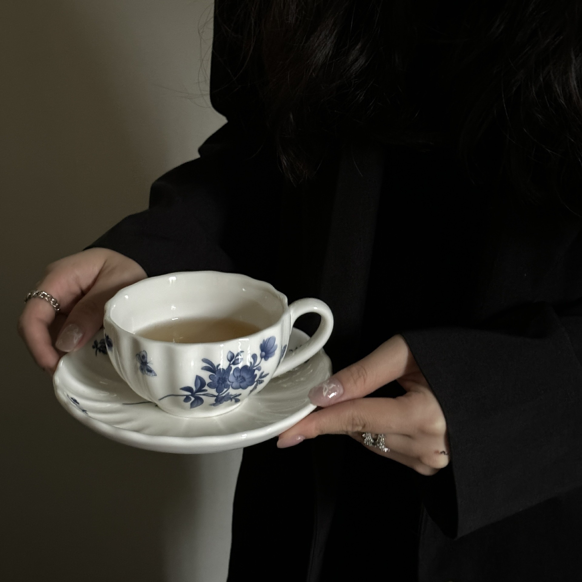 white Cup and saucer - 250ml