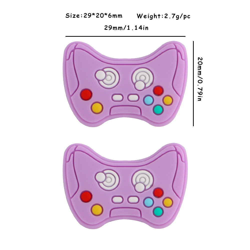 Manette de jeu Focal bead Violet clair SA195