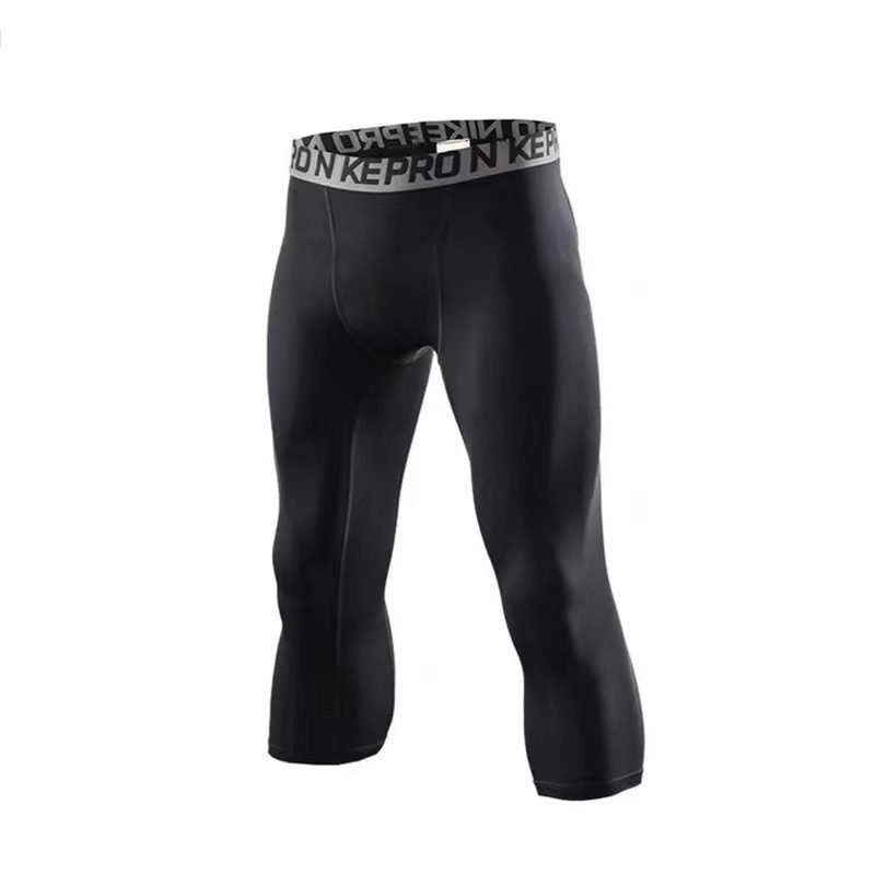 Black cropped pants