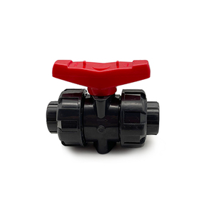 Toptan CPVC DN65 DN80 su tedarik borusu parçaları PVC dişli kontrol plastik gerçek Unioin küresel vana - Product Image 4