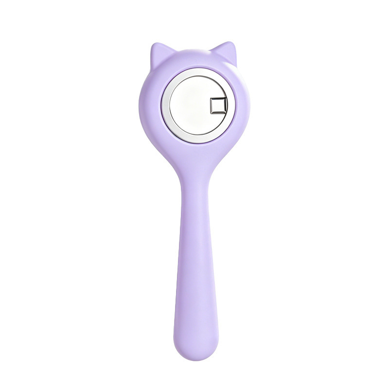 Purple cat-head magnet