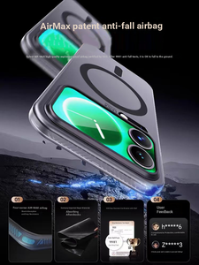 Kaou Ốp lưng điện thoại TPU từ tính siêu mỏng mờ kinh doanh có sạc không dây Xiaomi17 Pro Max/15 bảo hiểm siêu đầy đủ chống sốc - Product Image 3