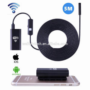 6 adet ayarlanabilir LED ışıkları muayene kamera endoskop wifi endoskop muayene kamera