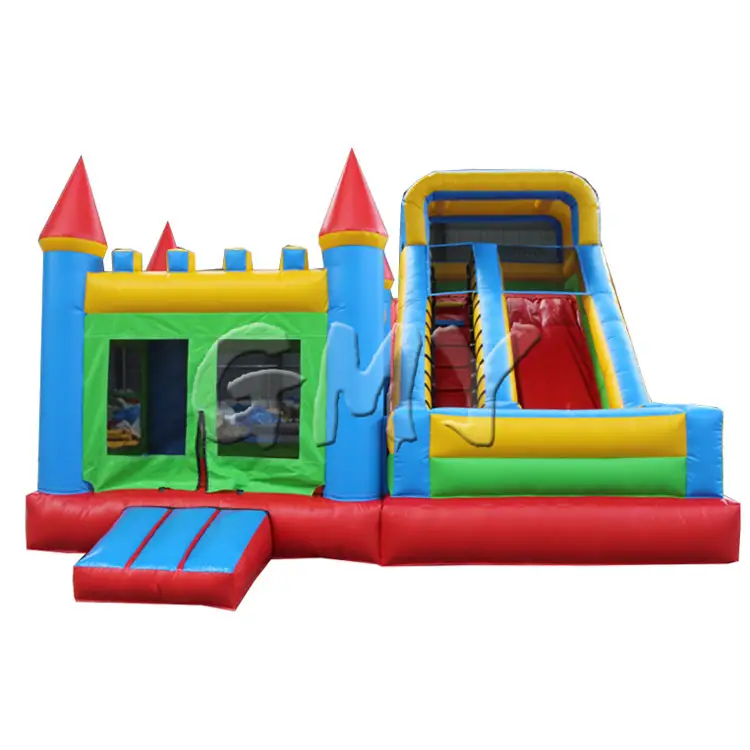 Commercial bounce house slide combo kids adults jumping bouncy moon bouncer inflatable castle for party rentals