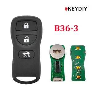 KEYDIY KD B36-3 универсальный дистанционный ключ 3 кнопки для Nissan Стиль Автомобильный ключ для KD900/KD-MAX/KD-X2 мини KD Max ключ программист - Product Image 2