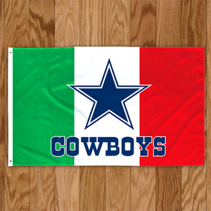 High Quality 3x5ft for NFL Football Team Custom Design Banner <strong>Dallas</strong> Cowboys Flags 100% Polyester Stock All Teams - Product Image 2