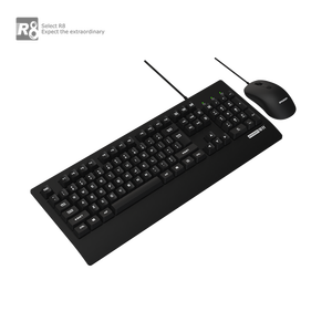 OEM-teclado y ratón estándar de oficina, USB con cable 2 en 1, fábrica 2023 - Product Image 3