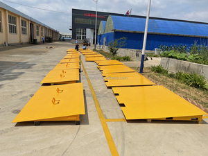Rampa de carga de contenedores de servicio pesado de acero portátil Rampa de muelle móvil para rampa de carretilla elevadora de carga de contenedores - Product Image 5