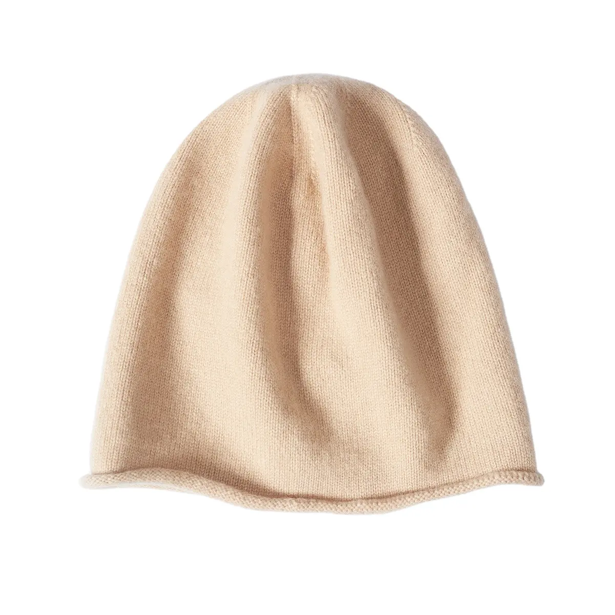 Cappello da donna lavorato a maglia con motivo caldo in Cashmere invernale comodo
