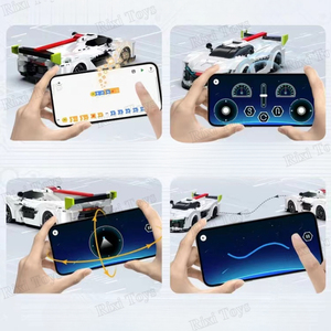 Cada C51090 telecomando auto sportive da corsa può essere programmato da telefono cellulare per assemblare giocattoli regalo blocchi - Product Image 5