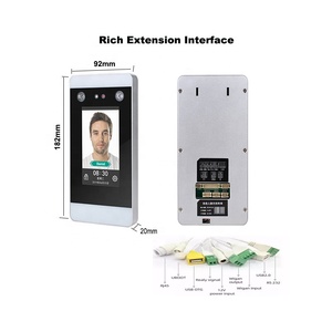 Outdoor Waterproof IP65 Cloud Server QR Code Scanner Biometric AI Dynamic Face Recognition <strong>Access</strong> <strong>Control</strong> Terminal - Product Image 3