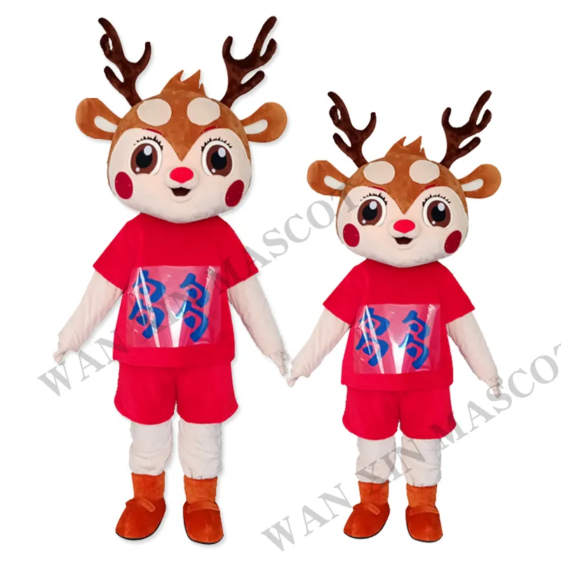 Factory mascot Processing clothing Custom cartoon costume mascot Doll Christmas Reindeer Santa Claus Snowman mascot