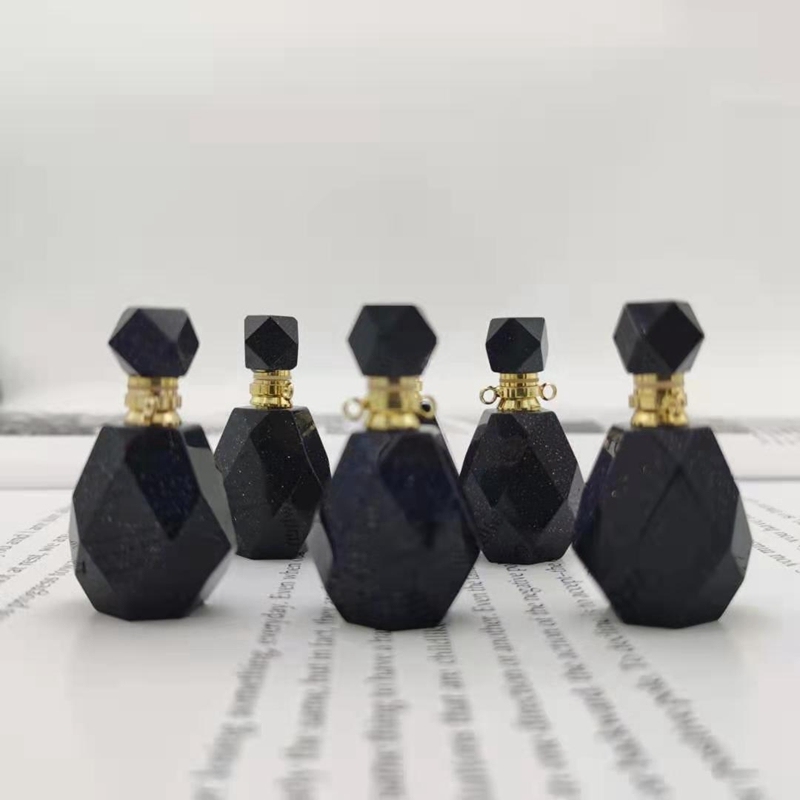 Bouteille de parfum obsidienne