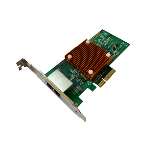 RJ45双端口网卡适配器10/100/1000Mbps <span class=keywords><strong>PCI</strong></span> Express PCIe服务器局域网网卡，带英特尔I350芯片