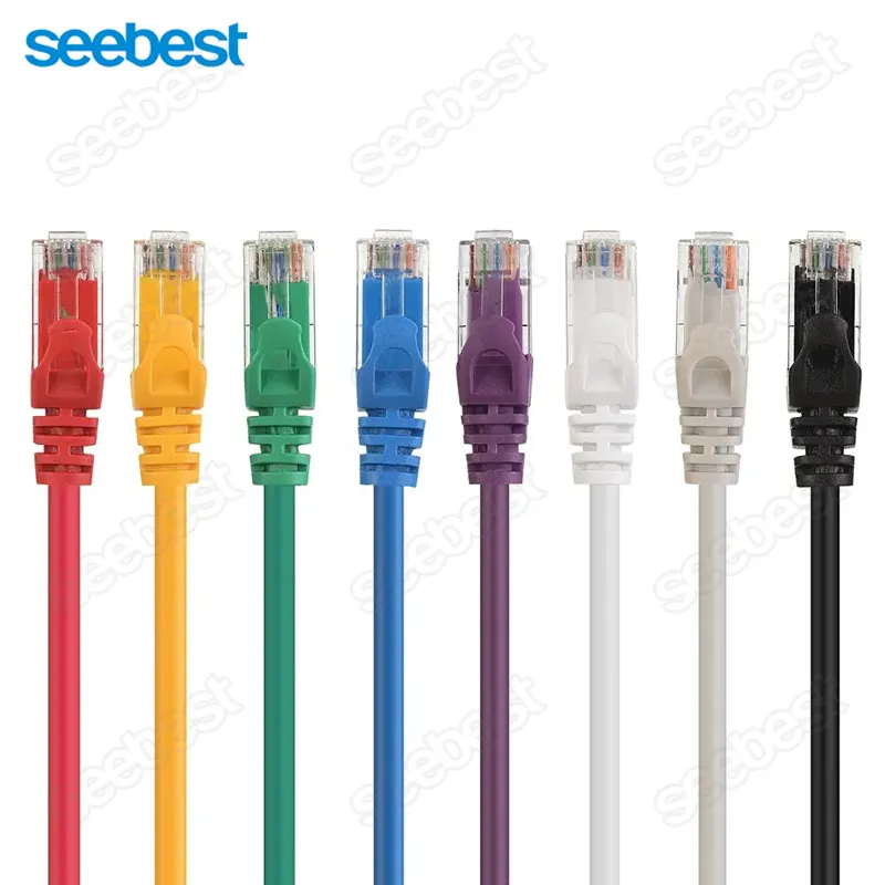 Seebest sản phẩm phổ biến nhất LAN Cáp 0.5-30M CAT5 CAT5E RJ45 Ethernet mạng cáp tinh khiết Đồng LAN Cáp, cat5 vá dây