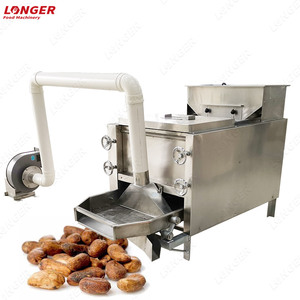 Máquina desgranadora de granos de cacao tostado, pelador para romper la piel del cacao, máquina para quitar la cáscara de granos de cacao de separación media - Product Image 2