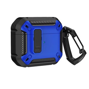 Darbeye dayanıklı taşınabilir anahtarlık TPU <span class=keywords><strong>PC</strong></span> koruyucu cilt kapak kulaklık şarj durumda <span class=keywords><strong>Apple</strong></span> Airpods için 3 anti-sonbahar durumda