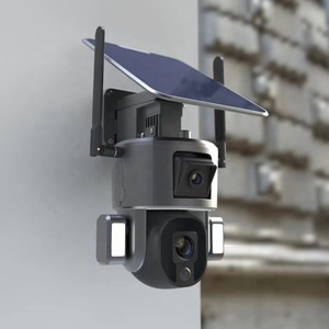 4K เลนส์คู่สองทางเสียง Floodlight 4X 10X ซูมแบตเตอรี่ขับเคลื่อนการติดตามมนุษย์4G เครือข่าย Y5กล้อง PTZ พลังงานแสงอาทิตย์8MP - Product Image 3