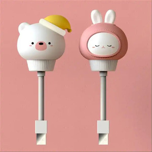 Vendita calda adorabile Pet Design portatile USB LED Light per Power Bank <span class=keywords><strong>Computer</strong></span> DC 5V Silicone con telecomando a infrarossi