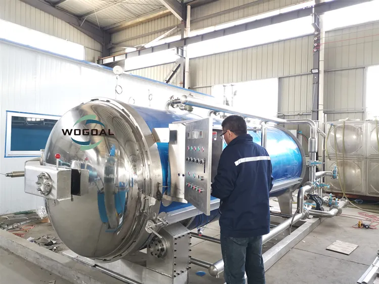 Esterilizador industrial para máquina de esterilização de retorta WOGOAL
