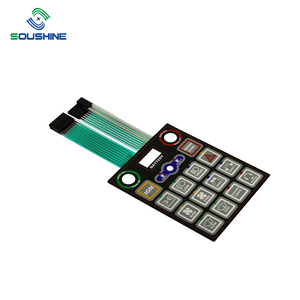 Impermeabile Tastiera 3x4 Matrix 20 Key Membrana Switch Tastiera di Controllo di Accesso del Fornitore Della Cina - Product Image 6