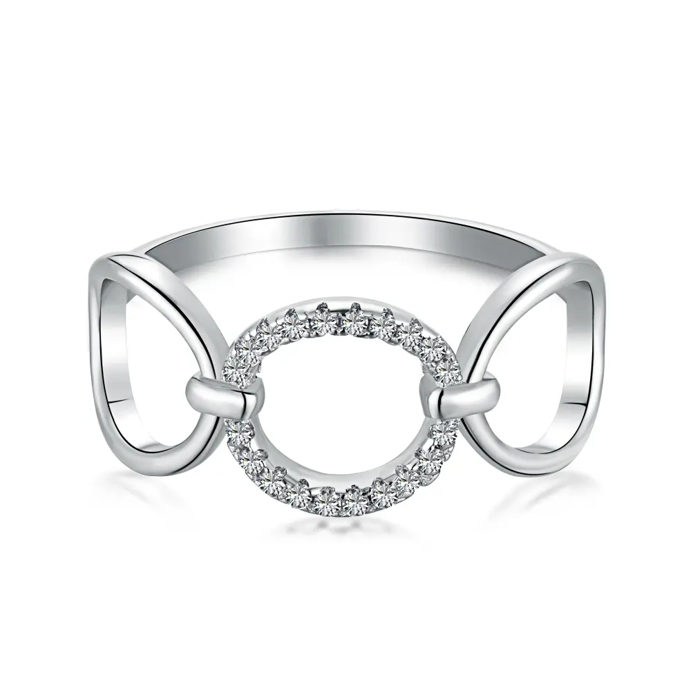 Dylam, оптовая цена, 100% натуральная 925 стерлингового серебра, женское кольцо с бриллиантами, навсегда, Круглый циркониевые кольца