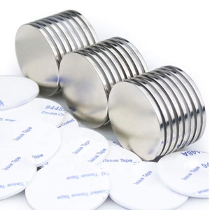 Rare Earth Neodymium/ Ndfeb N35 Magnet Strong Arc/<strong>Disc</strong>/Coil/Cylinder with <strong>3M</strong> Self-Adhesive Nickel Coating Round