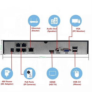 Metal IP66 Network <strong>Camera</strong> Kit 4MP 2K POE <strong>IP</strong> <strong>Camera</strong> 2.8mm Lens with Mic Dual Lights Face Detection XMeye NDAA - Product Image 2
