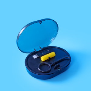 Hộp đựng niềng răng/ hộp đựng răng giả/ hộp đựng hàm giả bằng nhựa PC có chứng nhận CE, dành cho niềng răng, 100 chiếc - Product Image 4