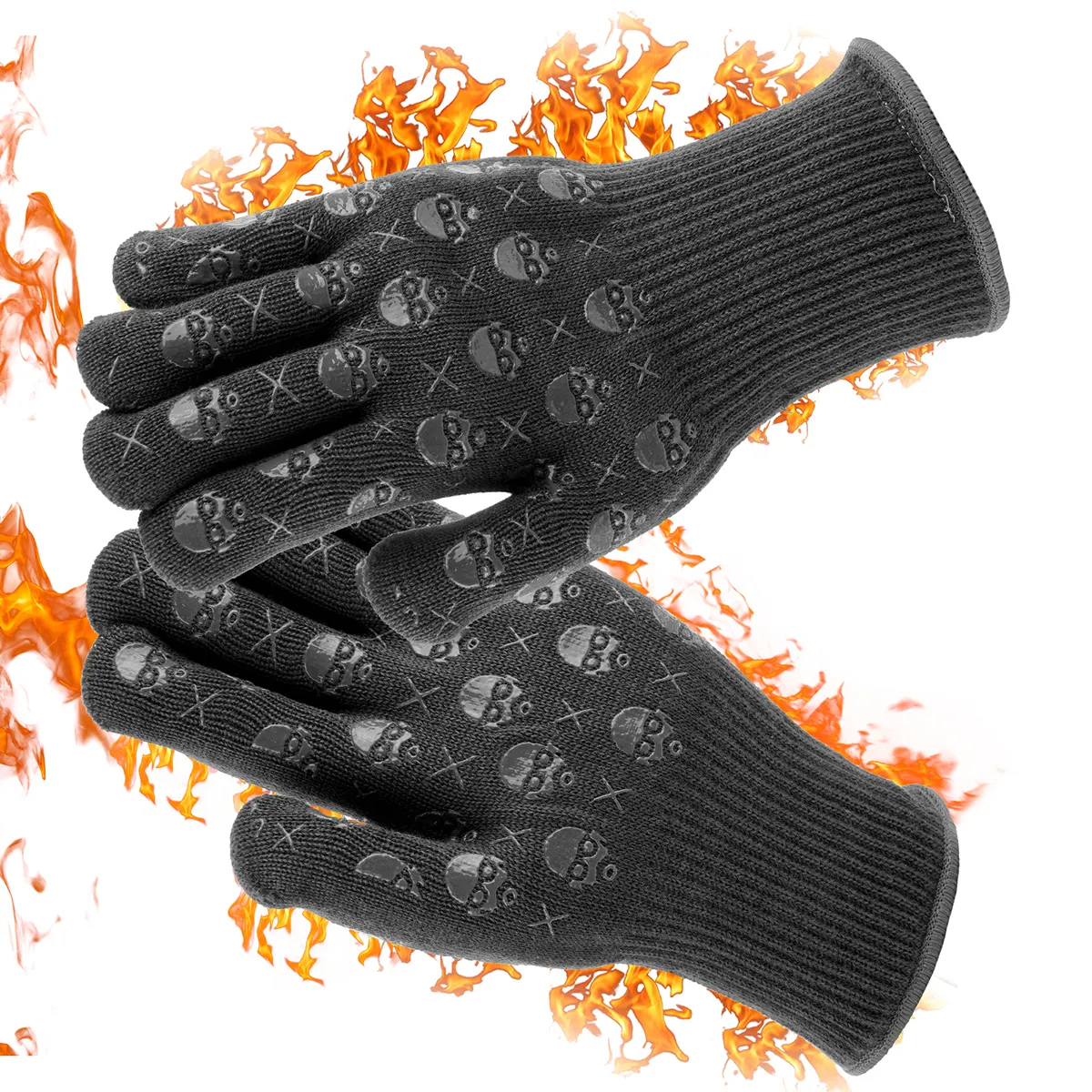 Seeway 800C Guantes de barbacoa resistentes al calor Resist 1472F Guantes de horno de panadería personalizados