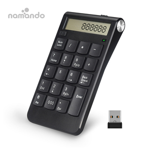 2.4GHz USB <strong>Keyboard</strong> Rechargeable Digital Display Wireless <strong>Numeric</strong> Interface Plug Play Large LED Display <strong>Screen</strong> Smart Keypad - Product Image 5