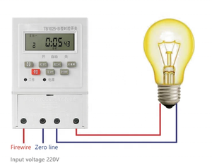 Di alta qualità 220V 50 Hz scuola campana timer interruttore di controllo del tempo programmabile timer display digitale - Product Image 5