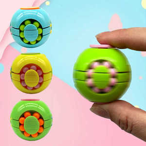 Fagiolo magico Fidget Spinner cubo giocattolo per dita Spinner per bambini Puzzle di decompressione e decompressione giocattolo creativo - Product Image 3