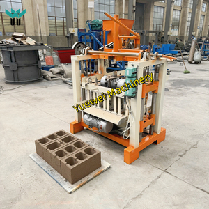 Popular semiautomático fijo enclavamiento cemento hueco pavimentadora bloque ladrillo que hace la máquina para la venta - Product Image 4