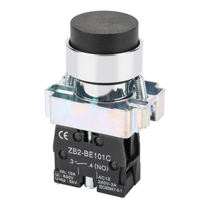 OEM und ODM XB2 Not-Aus-Schalter Flacher Druckknopf schalter mit 10A max. Aktuelle IP40-Ebene aus Metall und Kunststoff - Product Image 4