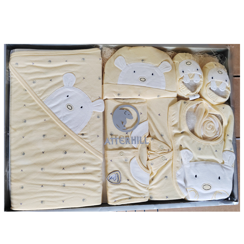 Yellow bear gift box 32701502